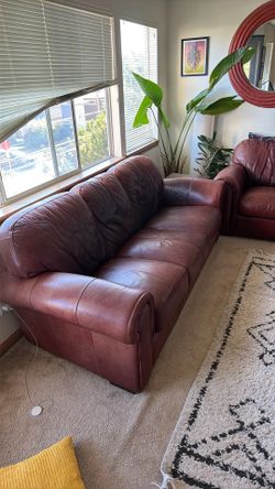 Leather couches