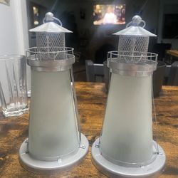 Light House Tea Light Holder Set
