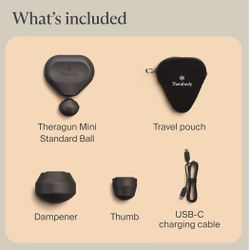 TheraGun Mini Pro Plus by Therabody Black New