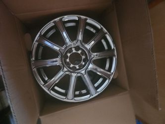 Set 4 Chrome 16x7 uni-lug rims