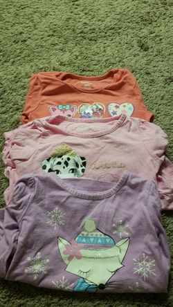 3 long sleeve tops 4t