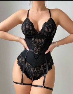 Large, xl , 2xl sexy open crotch lingerie