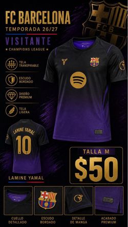 Camisa del barca de lamine yamal