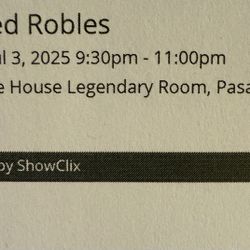 Comedian Alfred Robles At The Ice House-Pasadena 