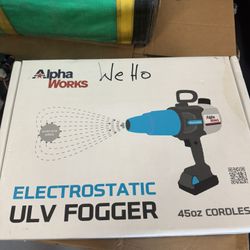 AlphaWorks ULV Fogger – Electrostatic Sprayer 45oz (New Open Box) – $50 OBO
