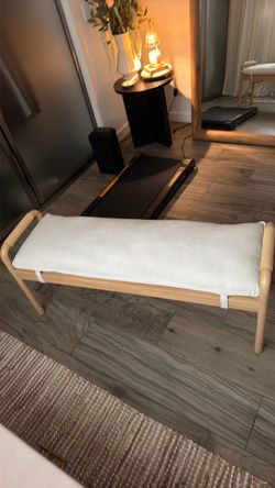 Wood Frame Upholstered Bench