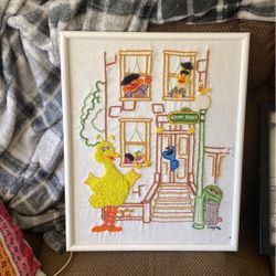 Vintage sesame Street Wall Decor 