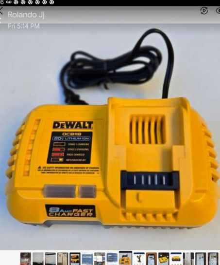 Dewalt 20 Volt Fast Charger