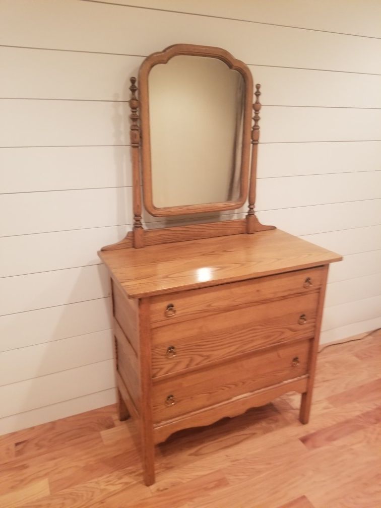 Antique dresser.