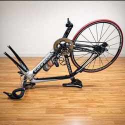 Cannondale Carbon Road Bike + Wahoo KICKR SNAP + Garmin Power Meter + Shoes + Helmet