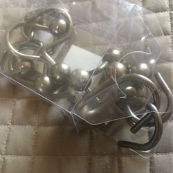 SHOWER CURTAIN HOOKS 