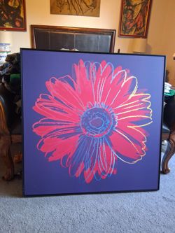 Andy Warhol Pop Art Print "Daisy C" Purple from Wynn LV