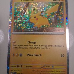 Pokémon trading cards Pikachu