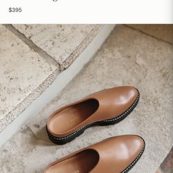 Jenni Kayne Oiled Leather Lug Soul Mule, Dark Sand