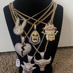 Fashion Charms With Necklace Included