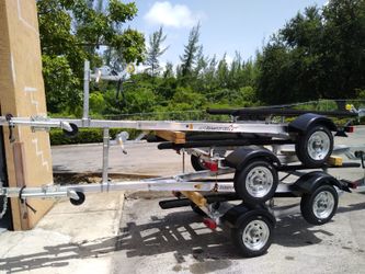Brand new never used 2021 aluminum Jet ski trailer ready for pick up warranty