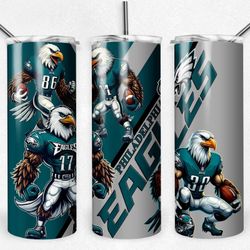 Philadelphia Eagles Football Tumbler
