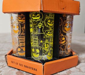 Halloween Set of 6 Shot Glasses