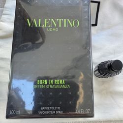 Valentino Uomo Green Stravaganza 3.4 oz + Mini – New