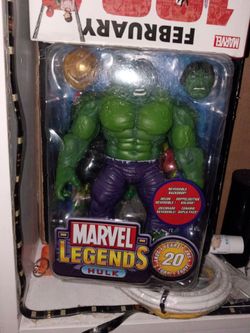 Marvel Legends Hulk 20th Anniversary Action Figure or trade.