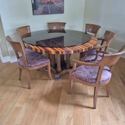 Solid Wood Table And Chairs 