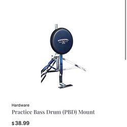 RTOM PBD Bass Drum Mount + Moongel Practice Pad