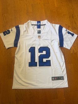 White Los Angeles rams nacua jersey