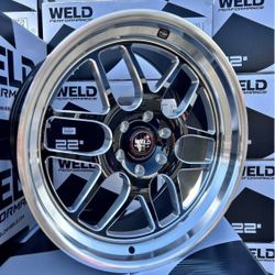 22” WELD Solana Wheels
Fits: Ford F-150
Brand New Inventory  Set Of 4 