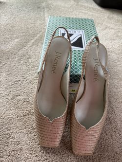 J. Renee Women’s Slingback Heels – Size 6.5M – NIB