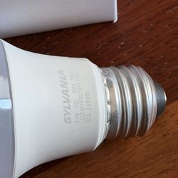 16 (sixteen) Sylvania 8.5w a19 led bulbs 800 lumen 2700K (60w equivalent)