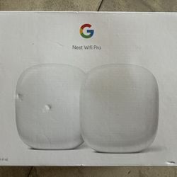 Google Nest WiFi Pro - Wi-Fi 6E - Mesh Router - 2 pack