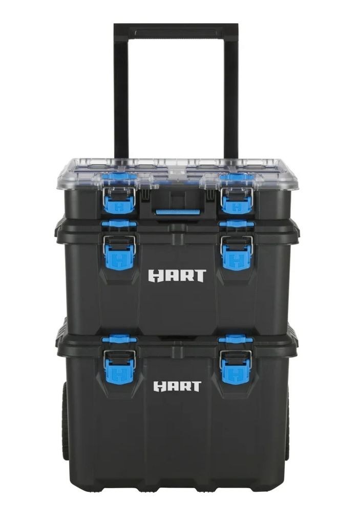 HART Stack System, Mobile Tool Storage and Organization, Black & Blue