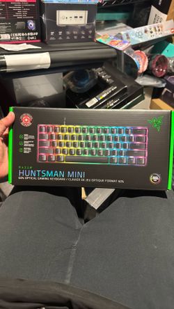 Razer Huntsman V3 Pro Mini 60% Esports Gaming Keyboard: Analog Optical Switches - Razer Snap Tap - Rapid Trigger - Adjustable Actuation - Dual-Purpose
