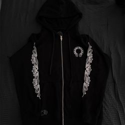 chrome hearts jacket zip up