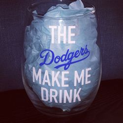 Dodgers Wine Cup
