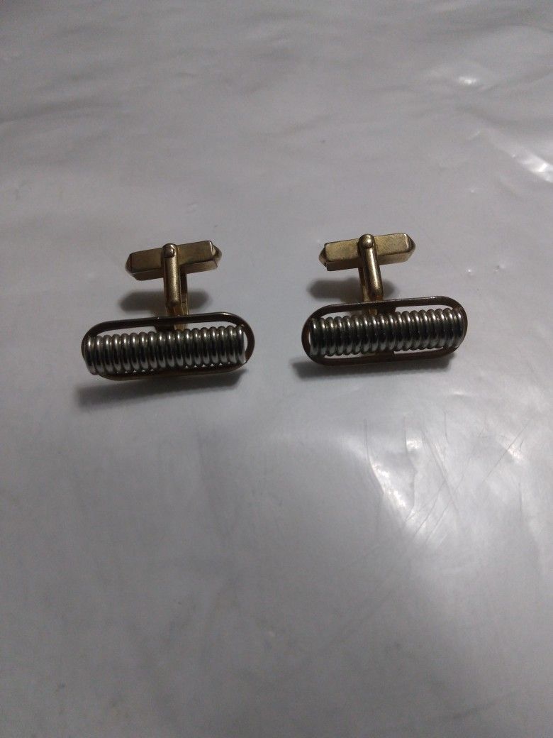 Sank Plated Cufflink Used