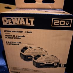 dewalt 20volt 6ah lithium ion battery 