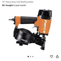 15° Heavy Duty Coil Roofing Nailer 