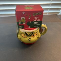 Grinch mug with coco mix(unopened new)