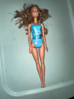 Barbie Doll in Blue Swimsuit