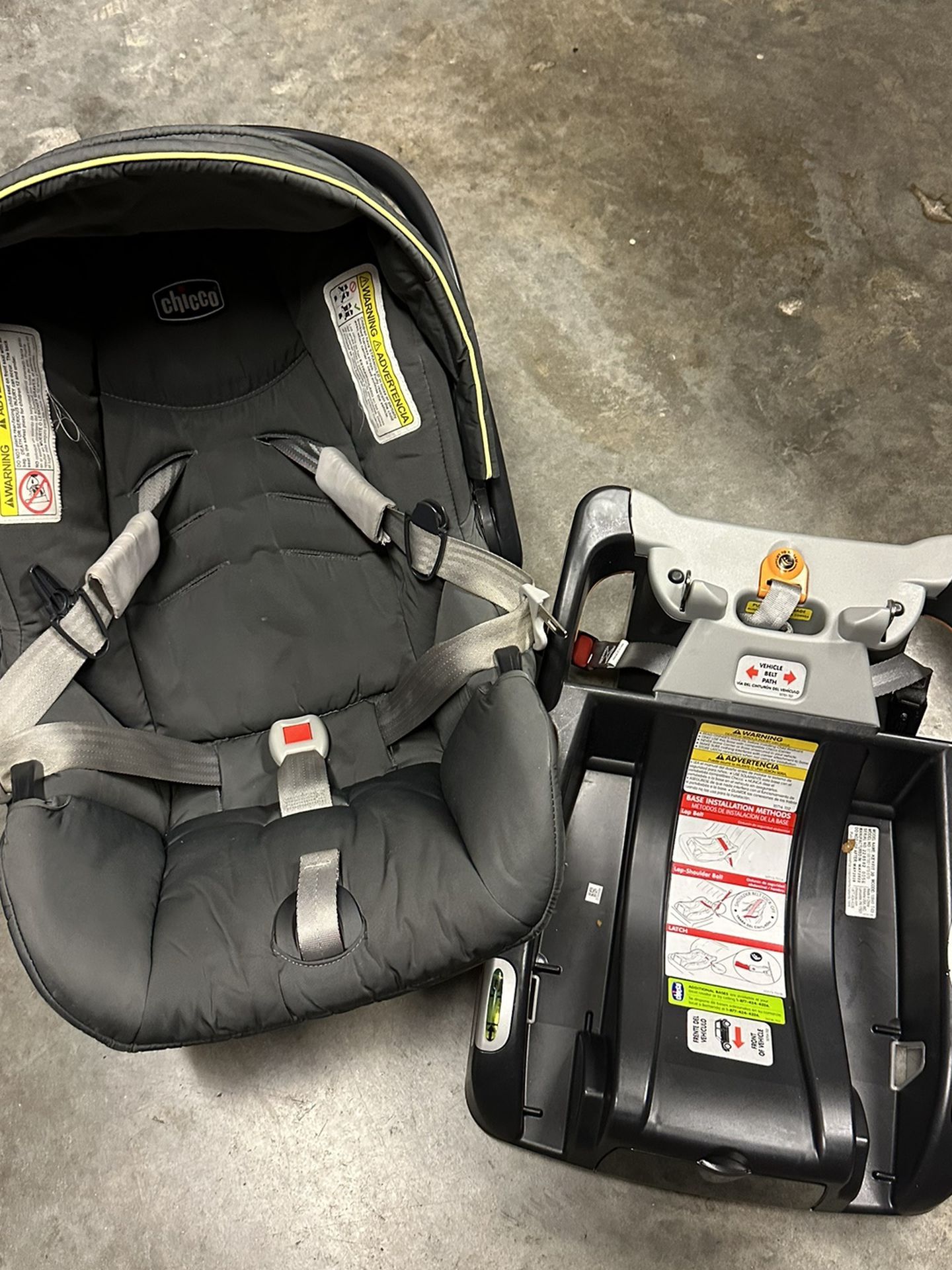 Chicco KeyFit 30 ClearTex 30 lbs Infant Car Seat - Pewter (Grey)