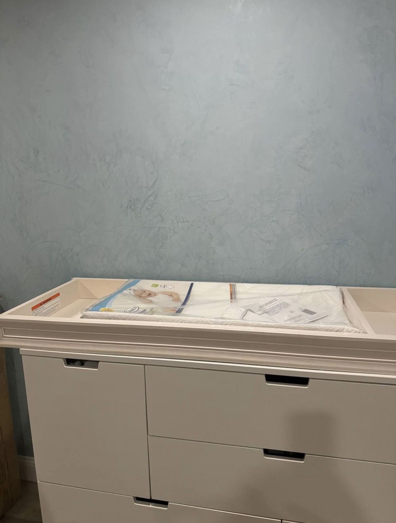 Brand new changing station topper with changing pad