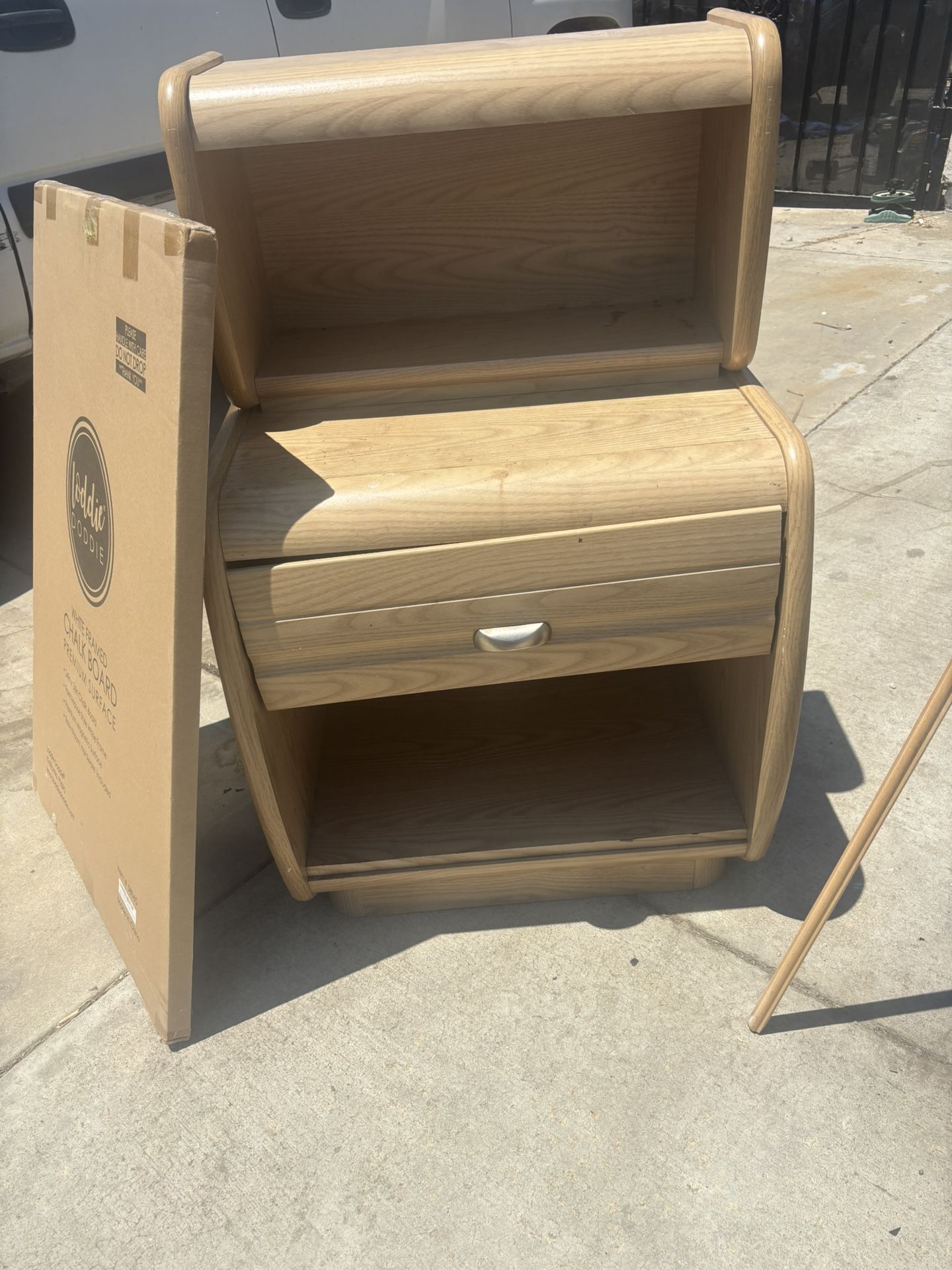 2piece Desk W Light