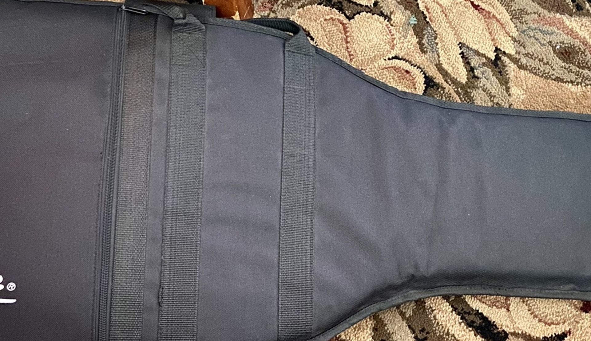 Black Fender Gig Padded Guitar Bag Case For Electric Guitar With Adjustable Backpack Carrier Straps