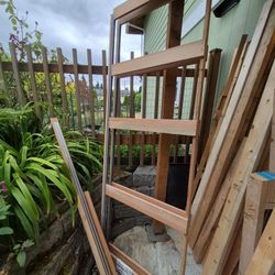 Pocket Door Frame and Wood Door 28 In