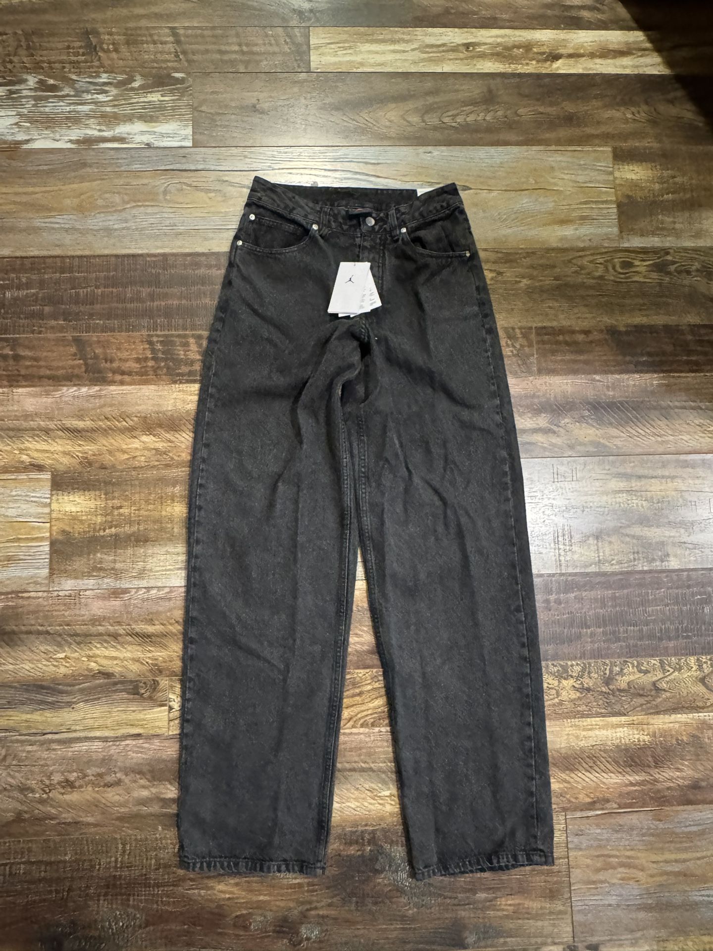 Nike Air Jordan Jumpman Men’s Pants size 28 Denim Black Jeans NEW Baggy