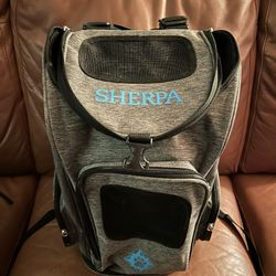 Sherpa Dog Carrier Backpack – Up to 16 lbs – Excellent Condition
