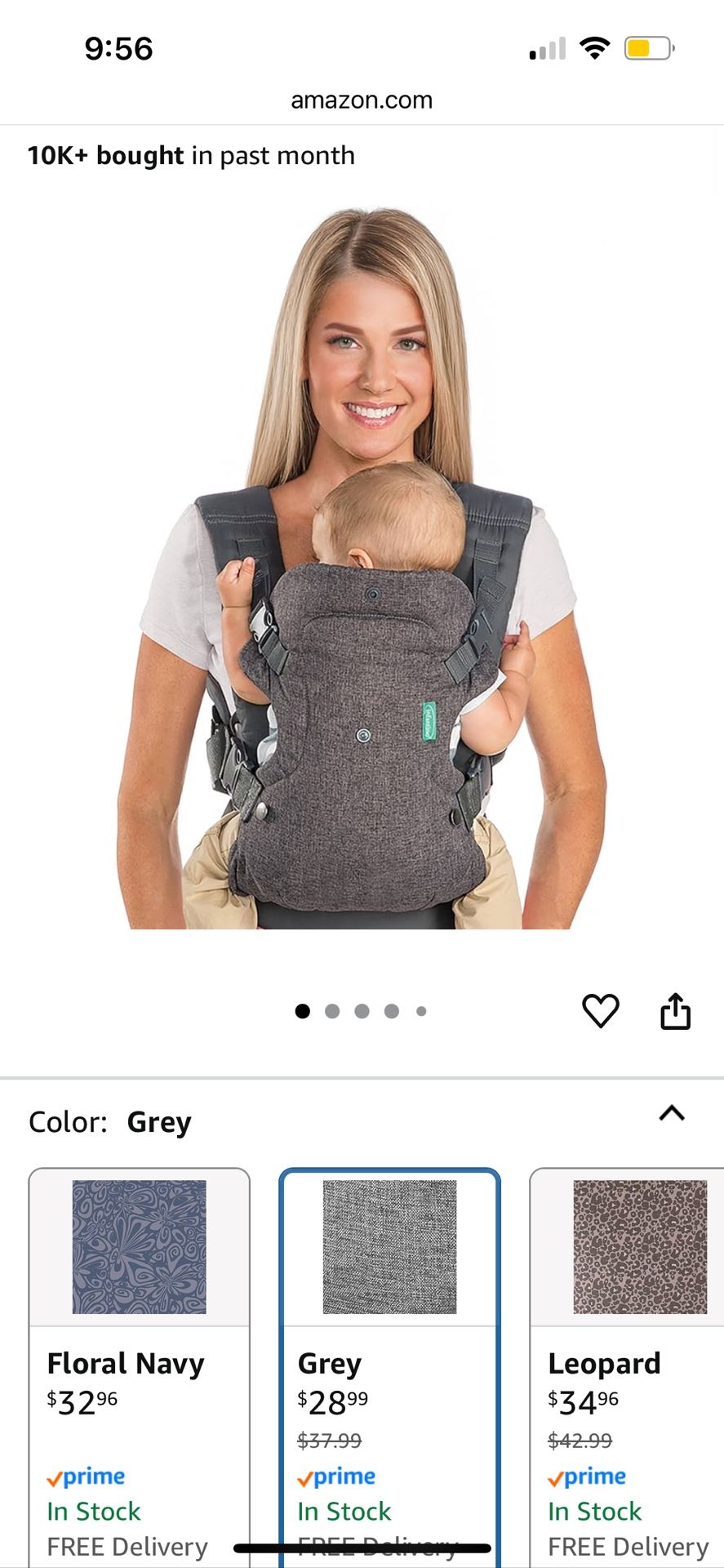 Baby Carrier for New Born to Toddler