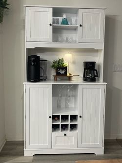 Kitchen Coffee  Hutch