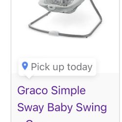 Graco Simple Sway Baby Swing